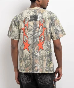 Ninth Hall Global Camo T Shirt 399373 back US